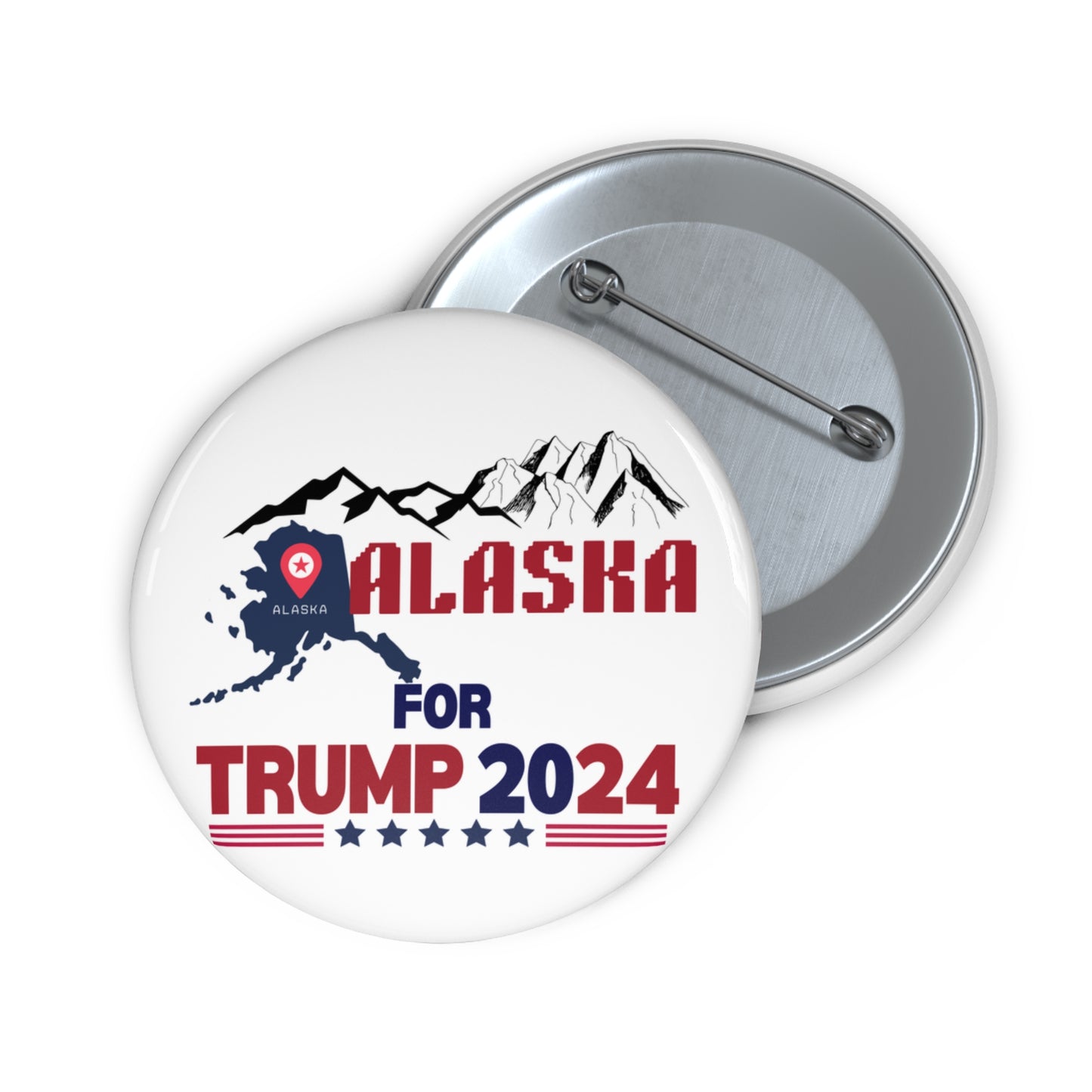 Alaska for Trump Pin Buttons