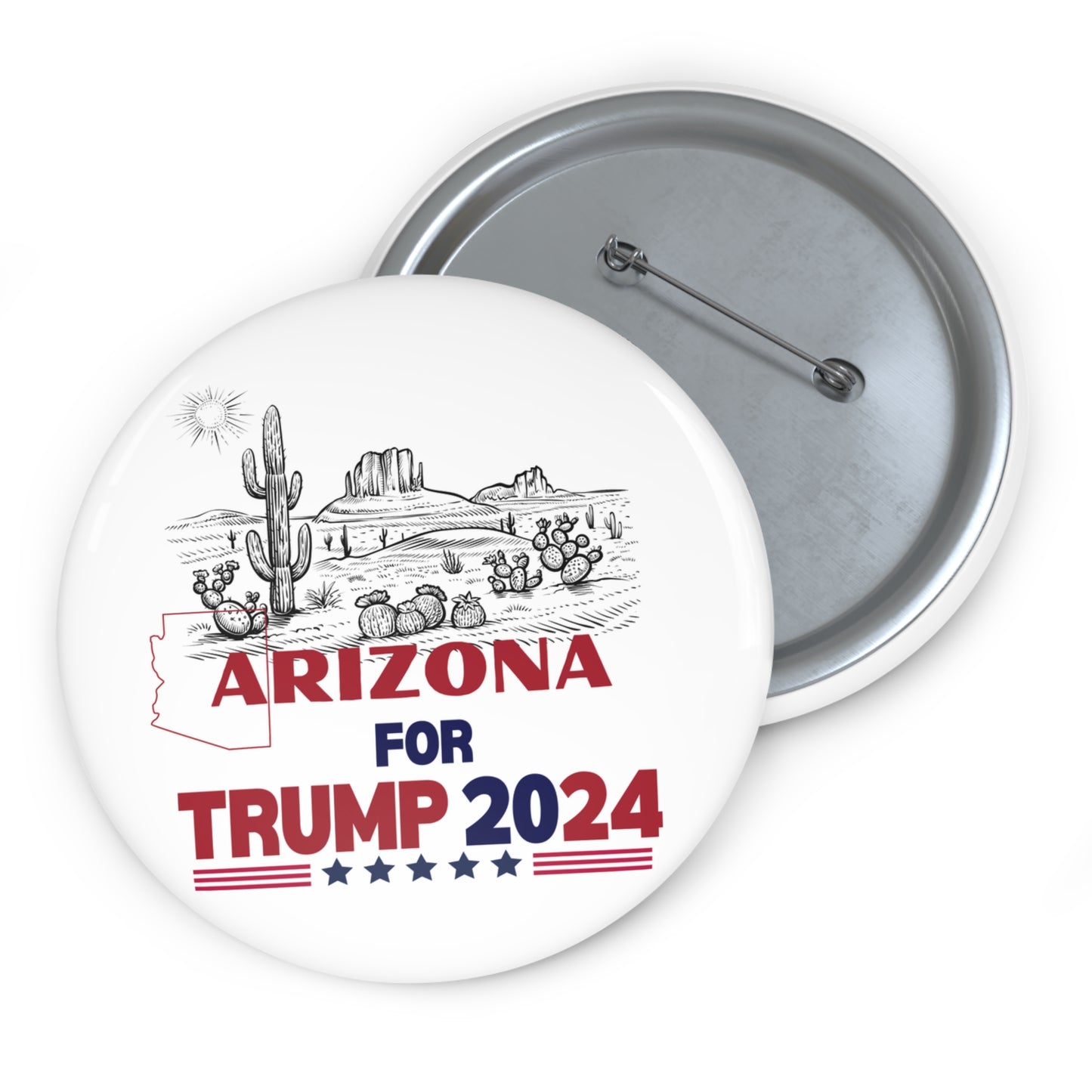 Arizona for Trump Pin Buttons