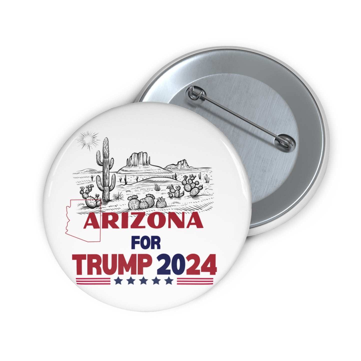 Arizona for Trump Pin Buttons