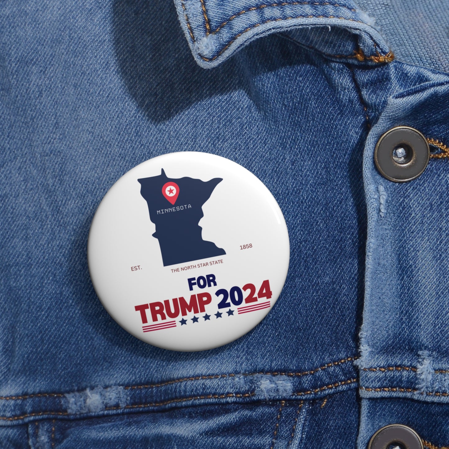 Minnesota for Trump Pin Buttons