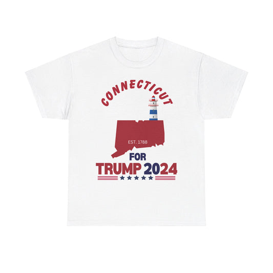 Connecticut for Trump Cotton Tee