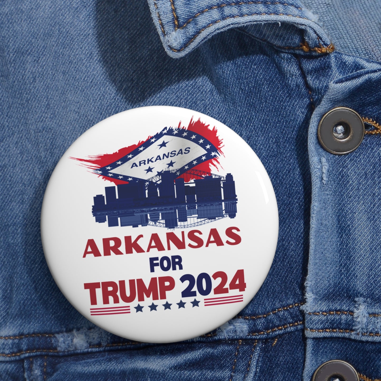 Arkansas for Trump Pin Buttons