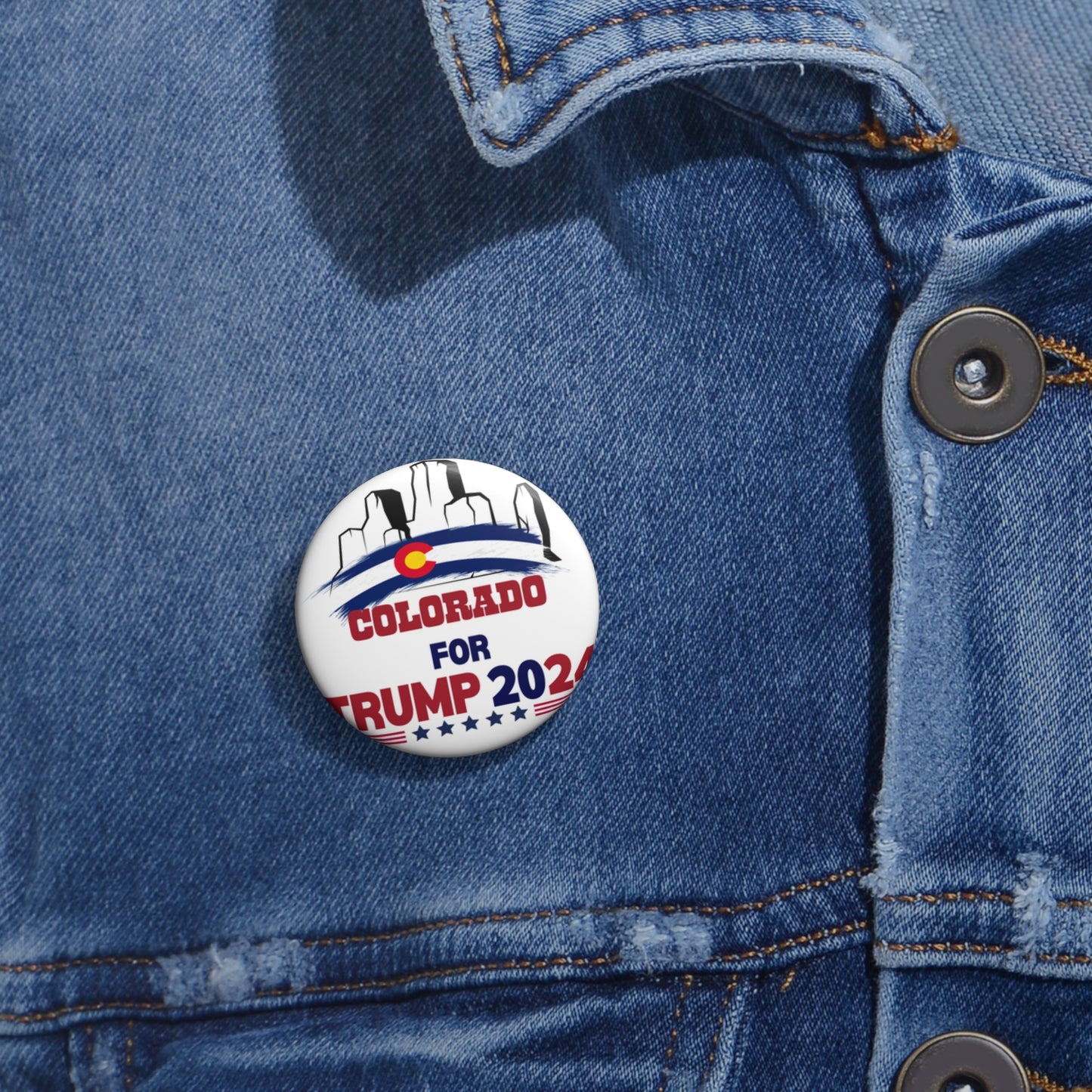 Colorado for Trump Pin Buttons