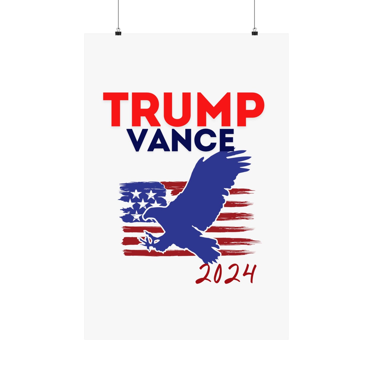 Trump Vance Matte Vertical Posters