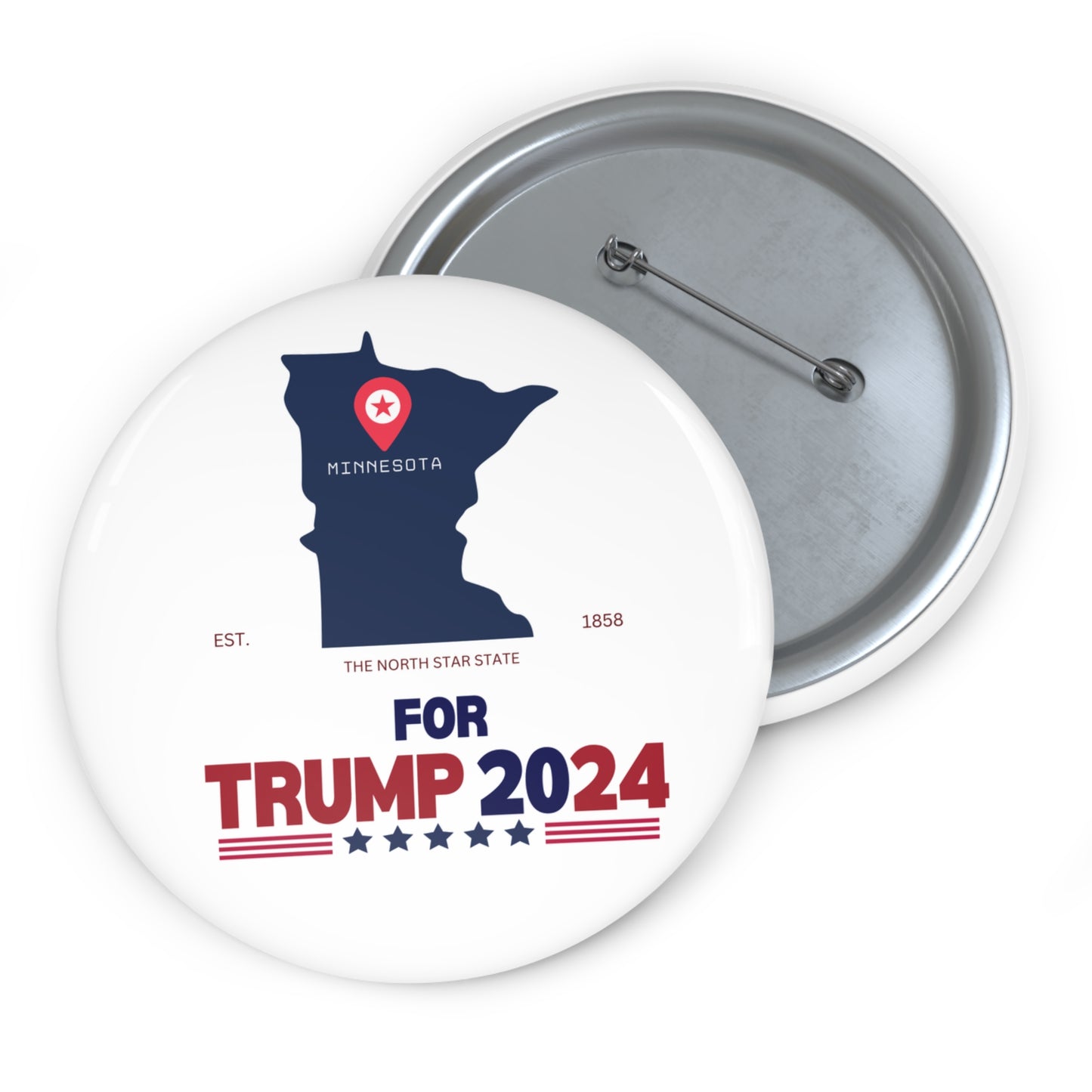 Minnesota for Trump Pin Buttons