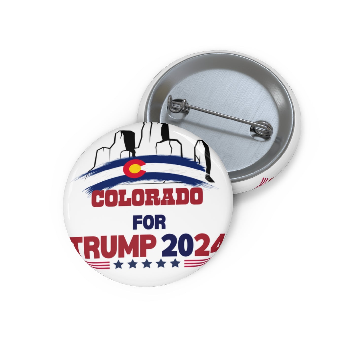 Colorado for Trump Pin Buttons