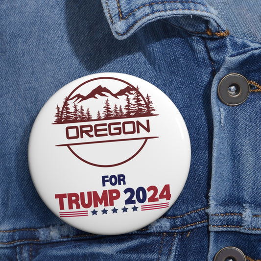 Oregon for Trump Pin Buttons