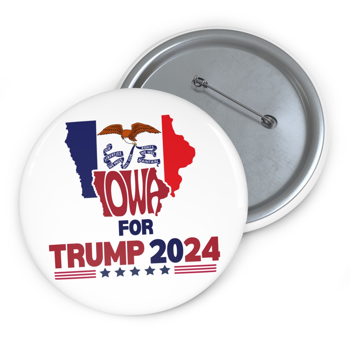 Iowa for Trump Pin Buttons