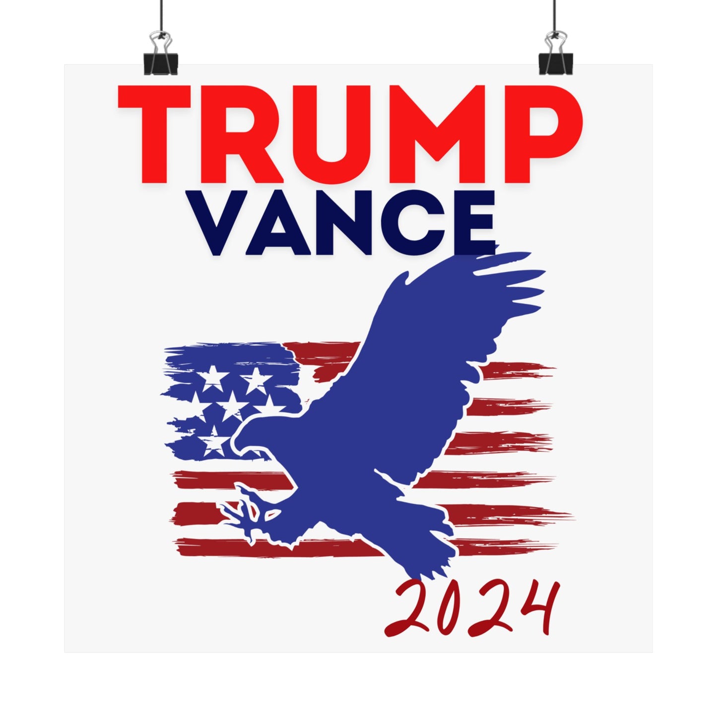 Trump Vance Matte Vertical Posters