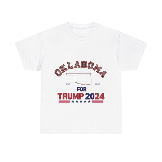 Oklahoma for Trump Cotton Tee